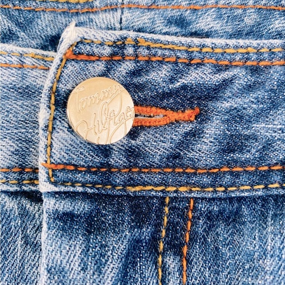 EUC Tommy Hilfiger Bermuda Jean Shorts Sz 10 - Picture 7 of 8